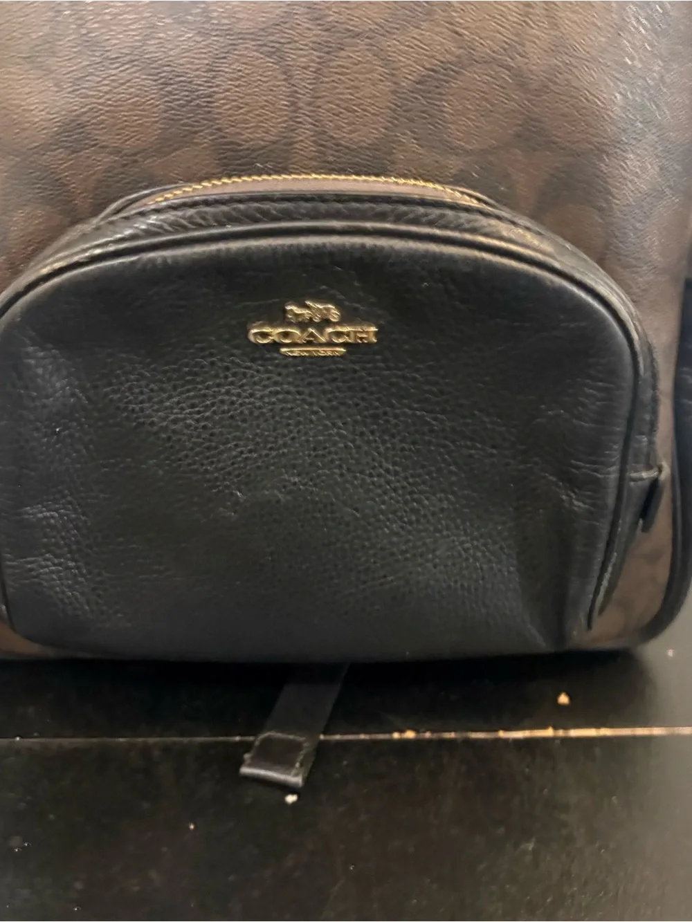 Coach compact backpack